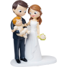 Novios bebe en Brazos