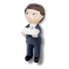 Figura niño anillos y corbata
