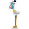 Figura cigüeña bebé azul