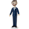 Figura tarta chico barbas