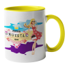 Taza Antes muerta que sencilla amarilla