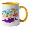 Taza Antes muerta que sencilla naranja