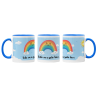 Taza arco iris