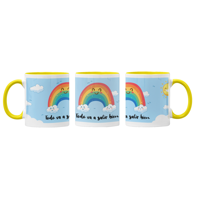 Taza arco iris