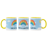 Taza arco iris