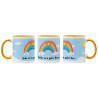Taza arco iris