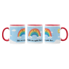 Taza arco iris