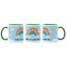 Taza arco iris