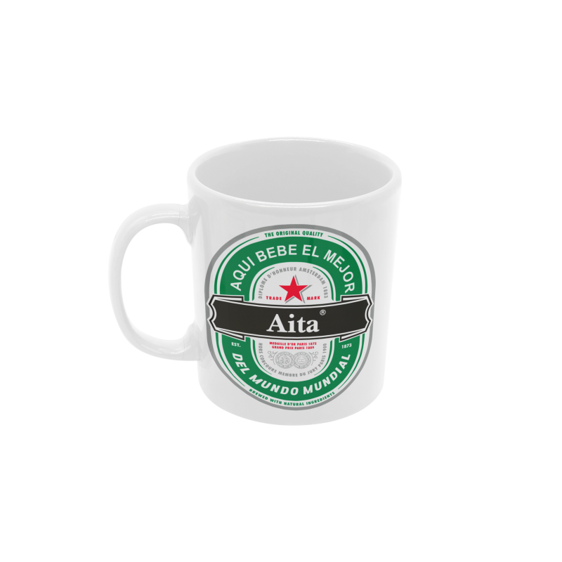 Taza aita cerveza