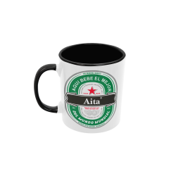 Taza aita cerveza