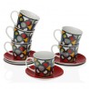 Juego de 6 tazas té baldosa de bilbao