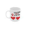 Taza Localizado el Amor de mi Vida blanca