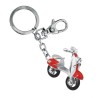 Llavero moto vespa rojo