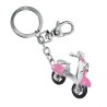 Llavero moto vespa rosa