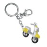 Llavero moto vespa amarillo
