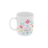 Taza La mejor amatxu flores blanca