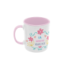Taza La mejor amatxu flores rosa