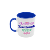 Taza Zorionak amatxu azul