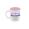 Taza Zorionak amatxu rosa