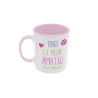 Taza Tengo la mejor amatxu del mundo rosa