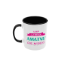 Taza Para la mejor amatxu del mundo negra