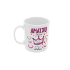 Taza Amatxu eres la reina de la casa y de mi vida blanca