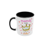 Taza Mamá eres la reina de la casa y de mi corazón negra