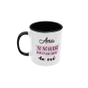 Taza Ama si no fuese por ti negra