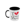 Taza I love mi mamá negra
