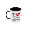 Taza I love mi amatxu negra
