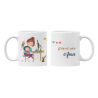 Taza Eskerrik asko Ama Teletrabajo blanca