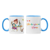 Tazas Muchas gracias mamá Teletrabajo azul