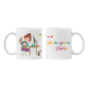 Tazas Muchas gracias mamá Teletrabajo blanca