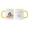 Taza Gracias mamá amarilla
