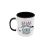 Taza Mejor madre del mundo negra