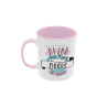 Taza Mejor madre del mundo rosa