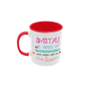 Taza Amatxu te mereces un monumento  roja