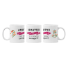 Taza Amatxu hay una sola FLORES blanca