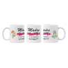 Taza Madre hay una sola FLORES blanca