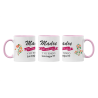 Taza Madre hay una sola FLORES rosa