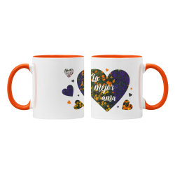 Taza la mejor ama naranja