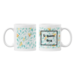 Taza Te quiero Ama blanca