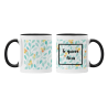 Taza Te quiero Ama negra