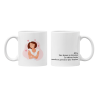 Taza Ama tus besos y abrazos lo curan todo blanca