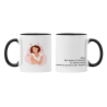 Taza Ama tus besos y abrazos lo curan todo negra