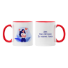 Taza Ama tus abrazos lo curan todo roja