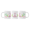 Taza Eres la mejor Amatxu blanca