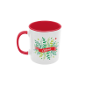 Taza Mamá Hojitas roja