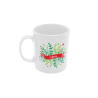 Taza Ama Hojitas blanca