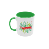 Taza Ama Hojitas verde